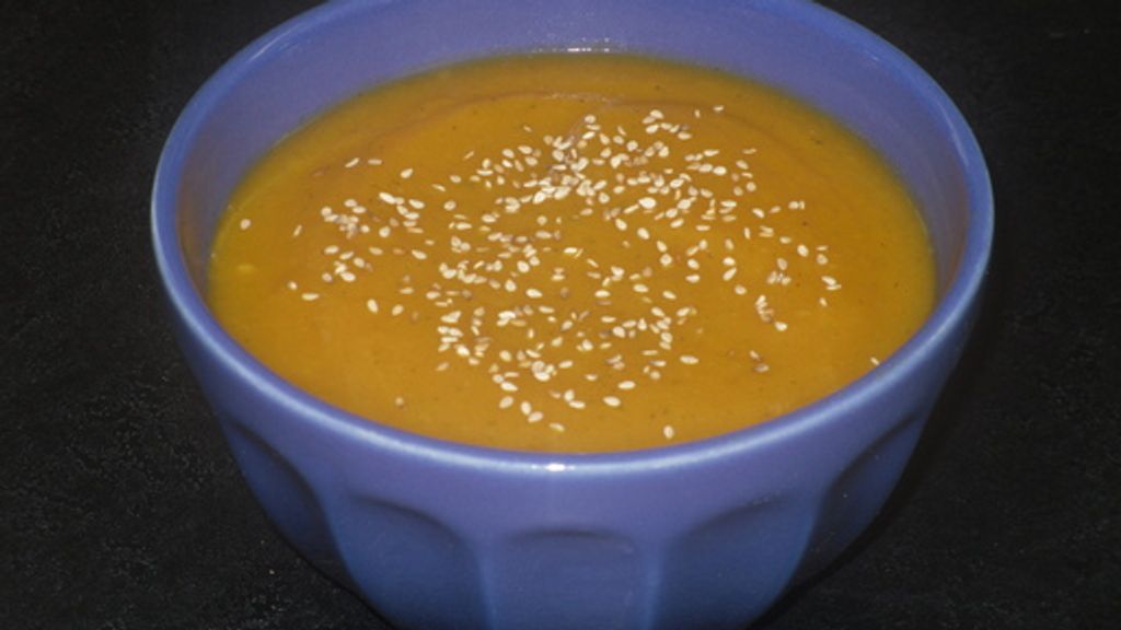 Velouté de potimarron à la cannelle