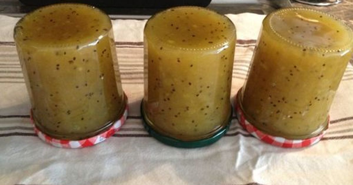Confiture pomme kiwi recette de Confiture pomme kiwi