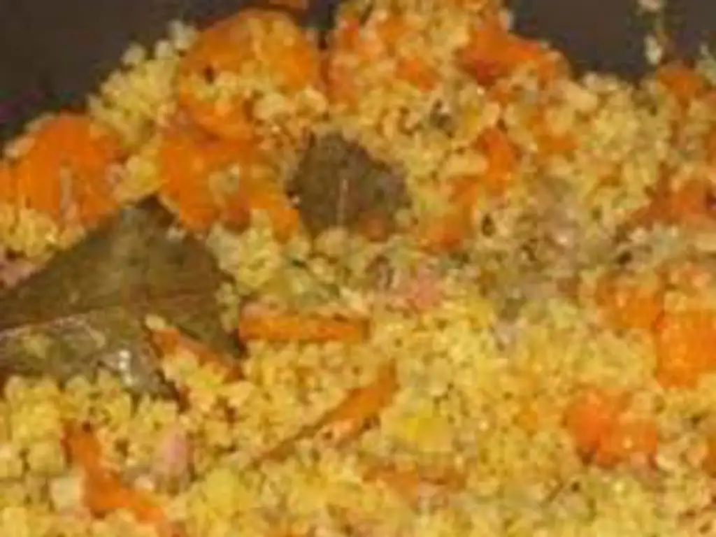 boulgour aux lardons et oignons