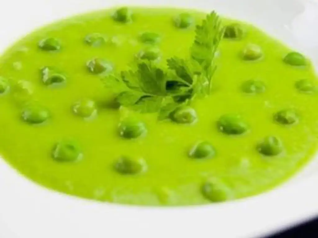 velouté de petit pois façon julie