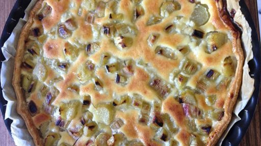 Tarte A La Rhubarbe Rapide Recette De Tarte A La Rhubarbe Rapide
