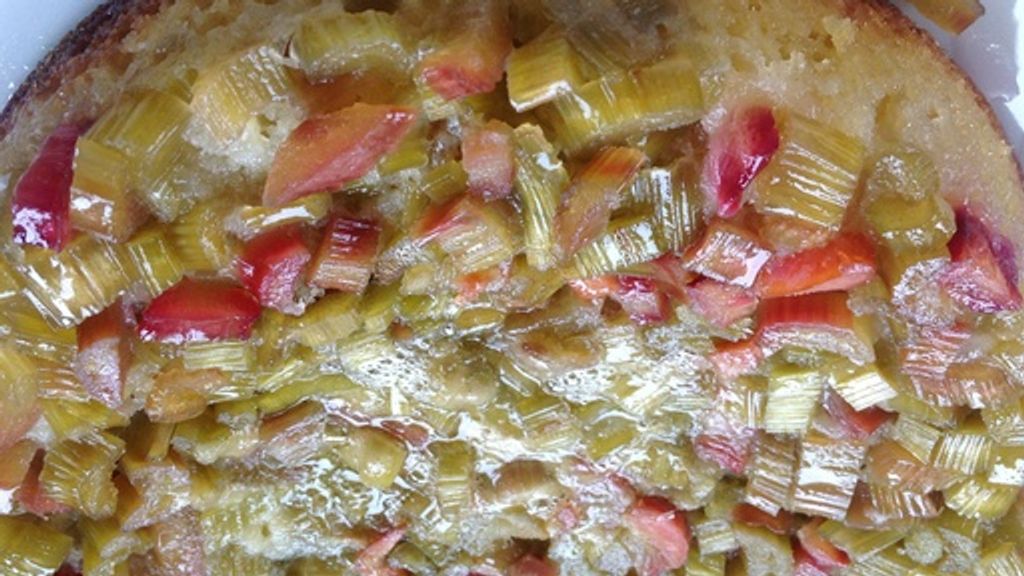 Gateau Fin A La Rhubarbe Recette De Gateau Fin A La Rhubarbe