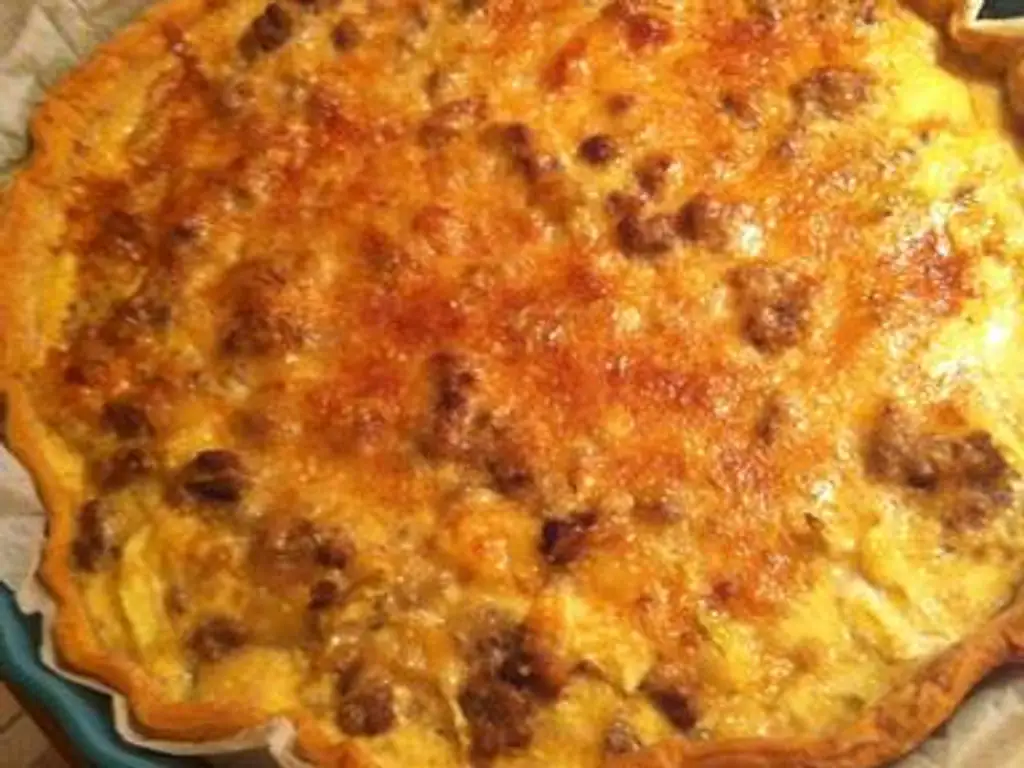 tarte steak haché courgettes