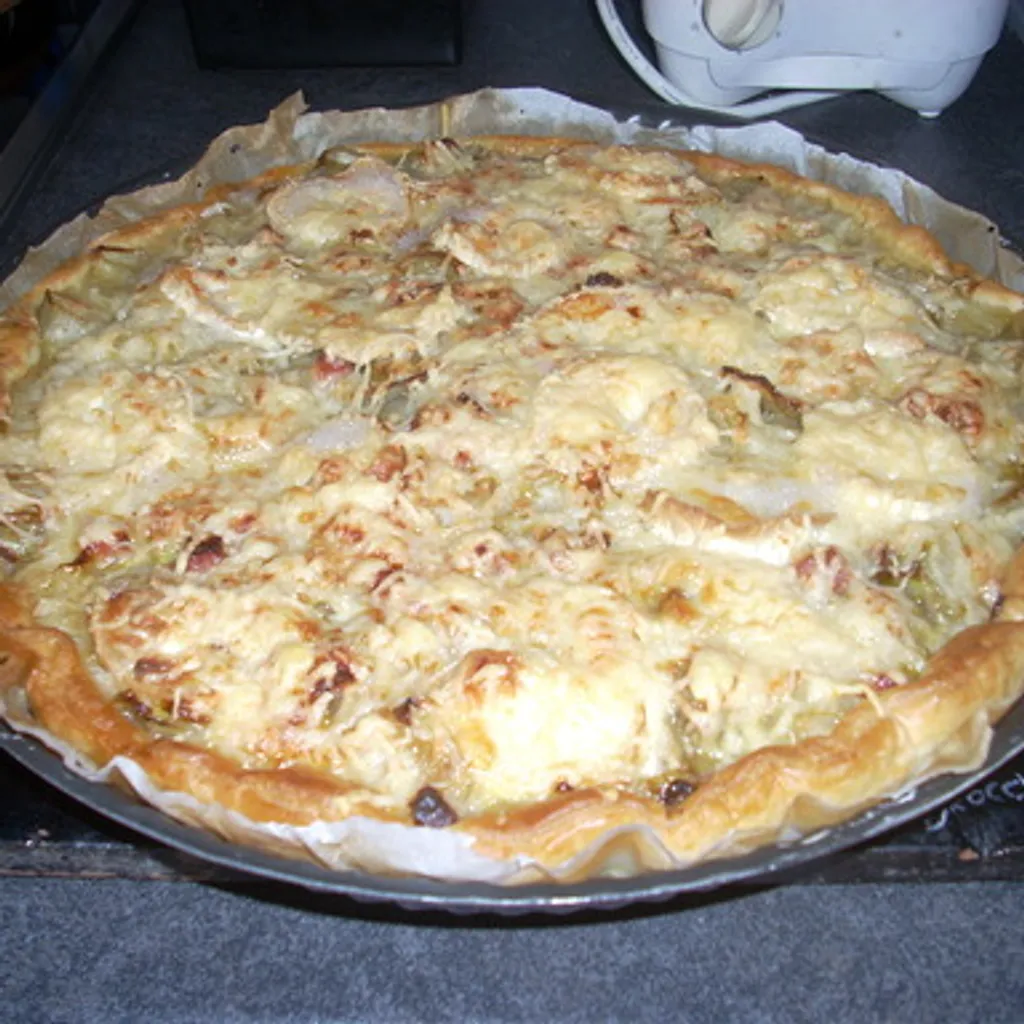 Tarte aux endives et jambon : Recette de Tarte aux endives et jambon