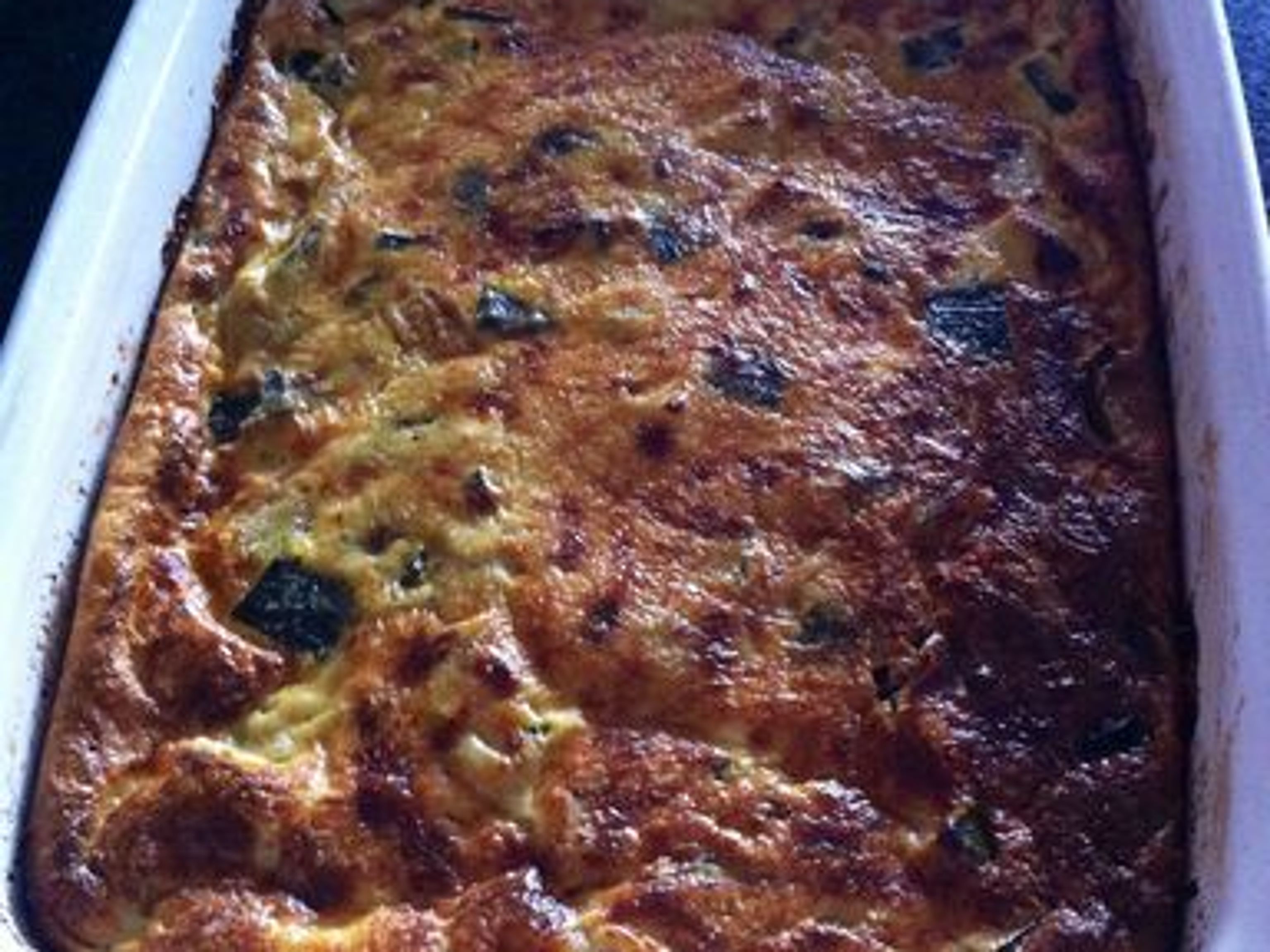 Flan de courgette rapide à la ricotta Recette de Flan de courgette