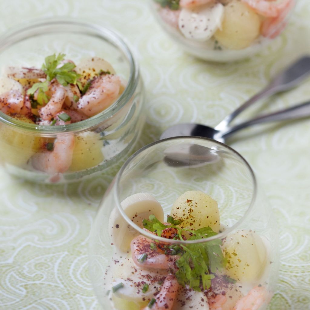 Melon Aux Crevettes Recette De Melon Aux Crevettes