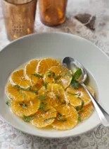 soupe de clémentines au miel et romarin