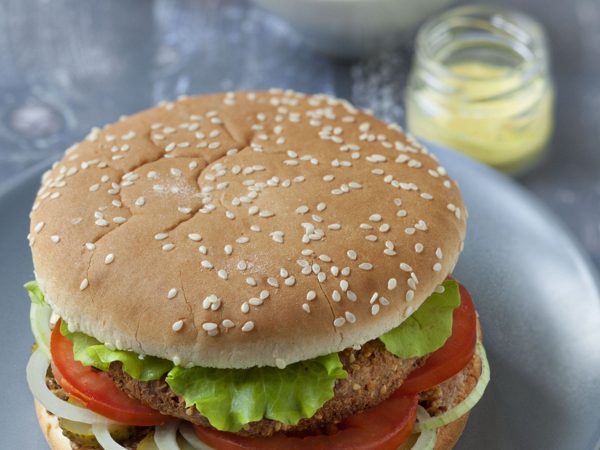 Hamburger au tofu : Recette de Hamburger au tofu - Marmiton