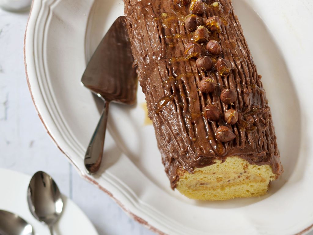 Buche de Noël Praliné-Chocolat de mon Arrière-Grand-Mère : Recette de