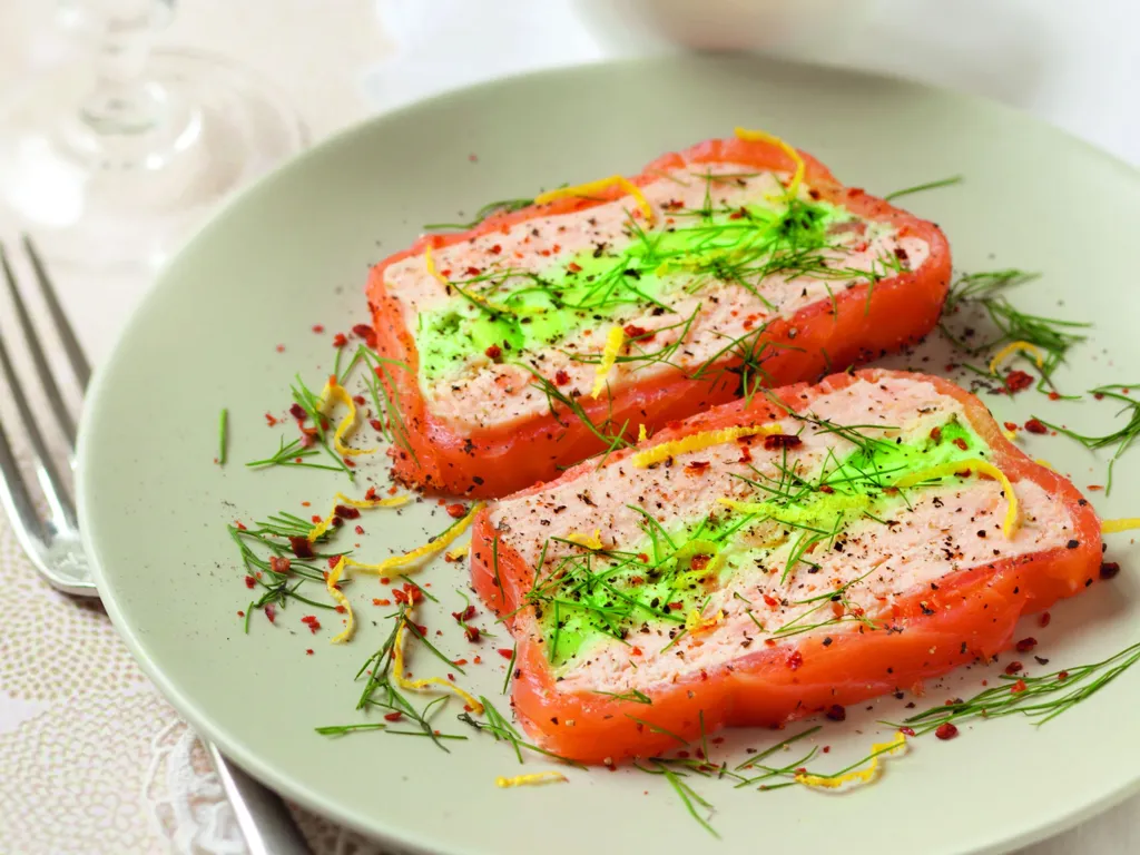 terrine de saumon à l'avocat