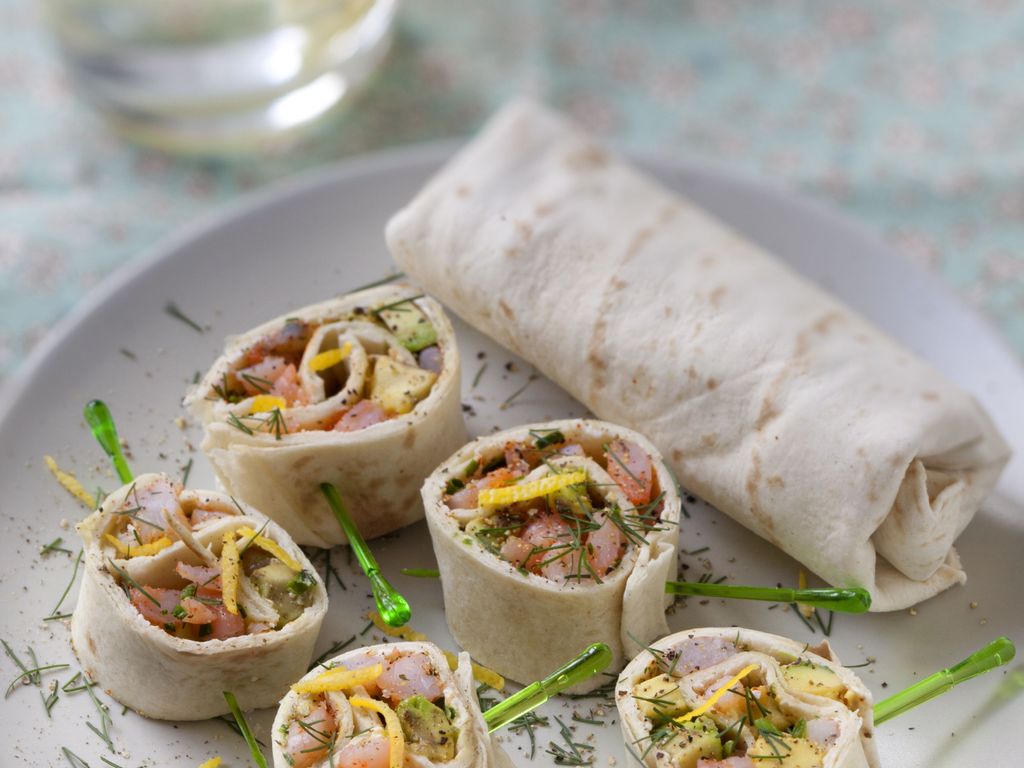 Wraps Avocat Crevettes : Recette De Wraps Avocat Crevettes - Marmiton