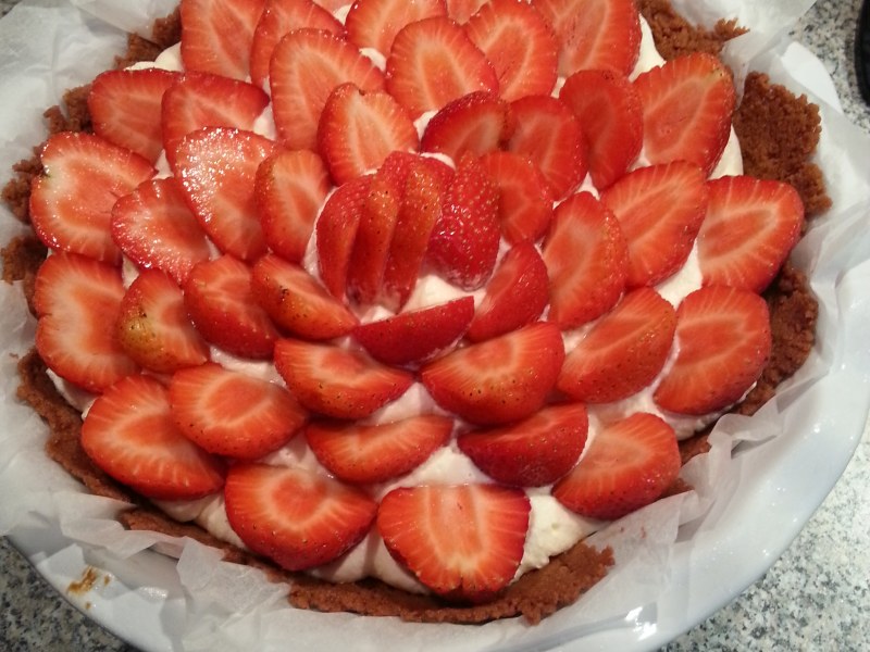 Tarte Aux Fraises Pate Aux Speculoos Recette De Tarte Aux Fraises Pate Aux Speculoos