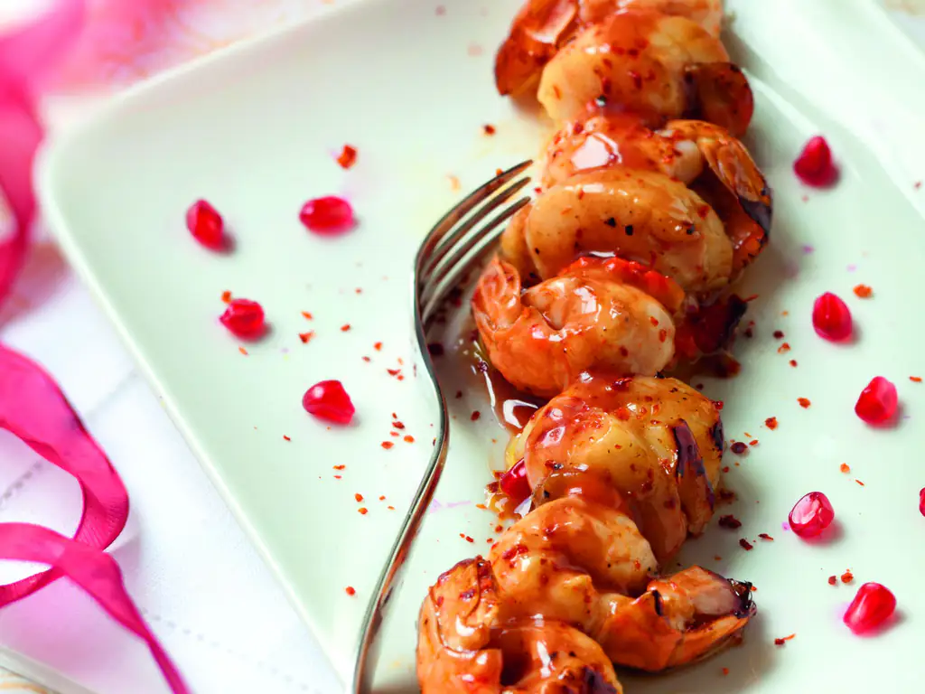 brochettes de langoustines et saint-jacques