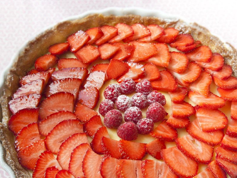 Tarte Au Chocolat Blanc Et Aux Fraises Recette De Tarte Au