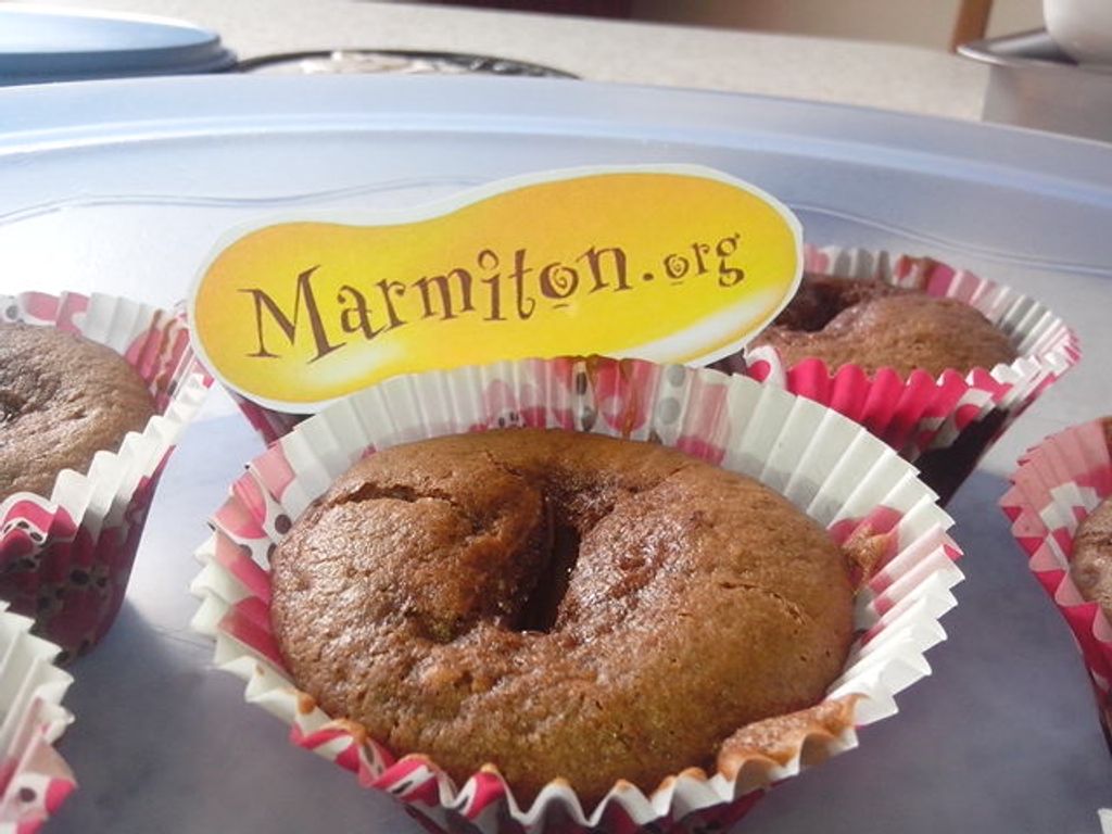 Muffins coeur fondant chocolat : Recette de Muffins coeur fondant ...