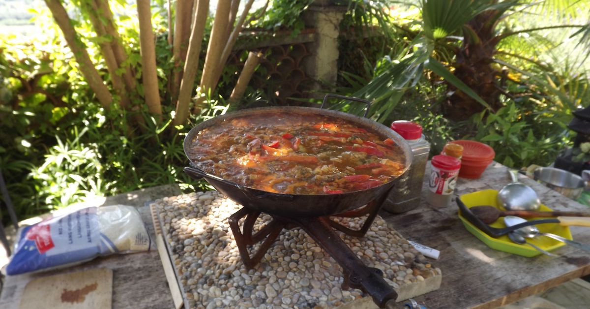 Paëlla traditionnelle aux fruits de mer : recette de Paëlla