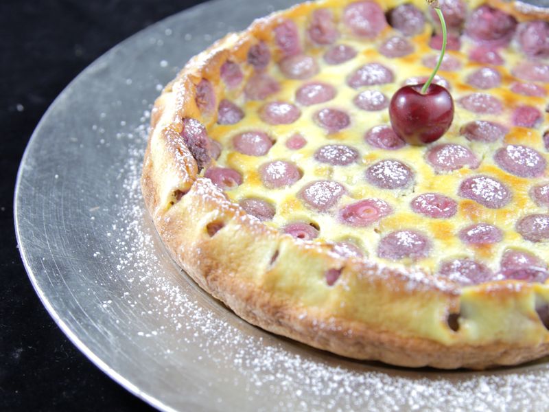 Clafoutis De Cerises Au Fromage Blanc Recette De Clafoutis De