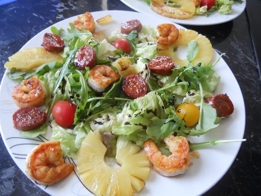 salade sucrée-salée d'été