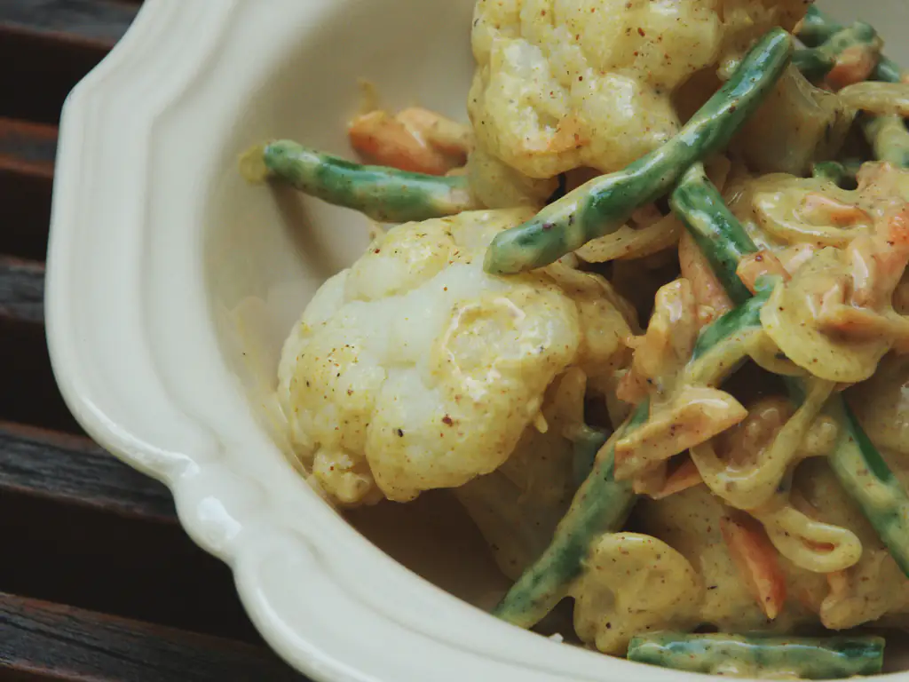 salade de chou-fleur à l'indienne