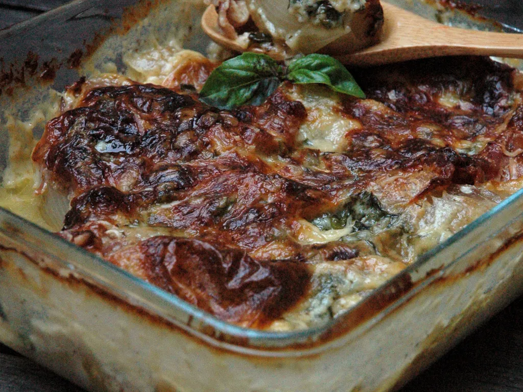 gratin d'échalotes à l'italienne