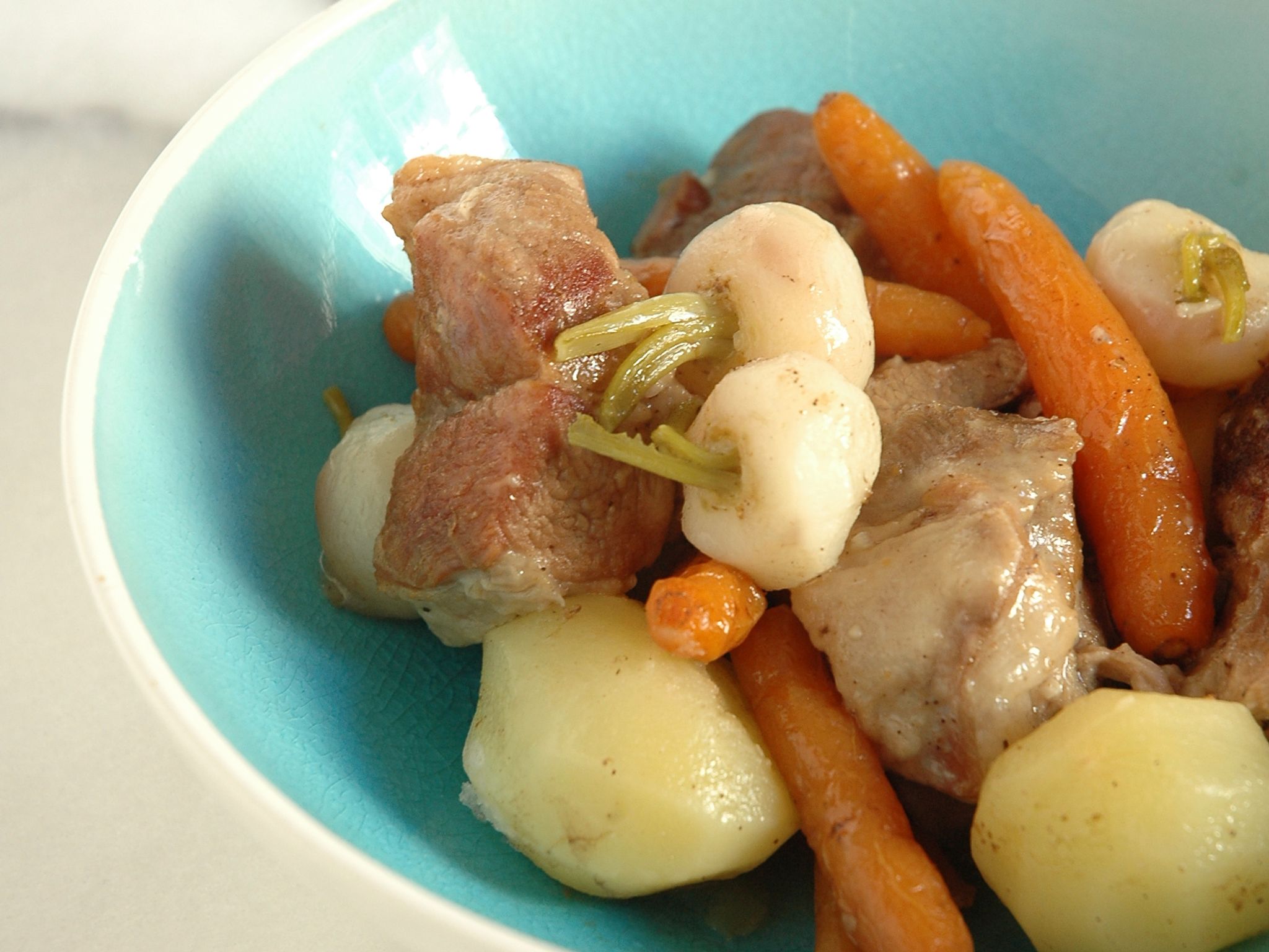 Tajine d'agneau aux légumes de printemps Recette de Tajine d'agneau