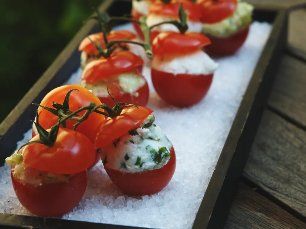 tomates cerises aux 4 surprises