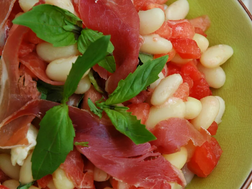 salade de haricots blancs à l'italienne