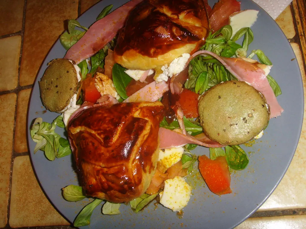 feuilletés au chèvre et au miel