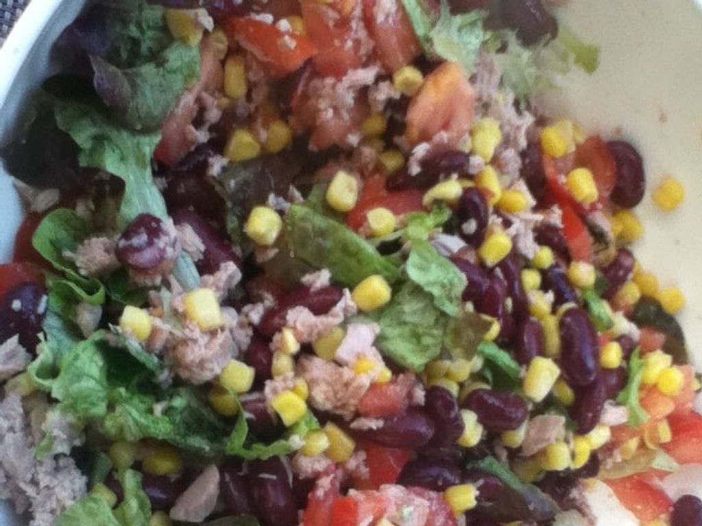 Salade Aux Haricots Rouges Mais Et Thon Recette De Salade Aux