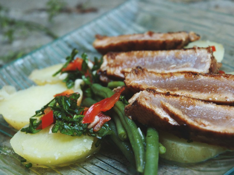 Salade De Pommes De Terre Tiede Au Thon A La Thailandaise