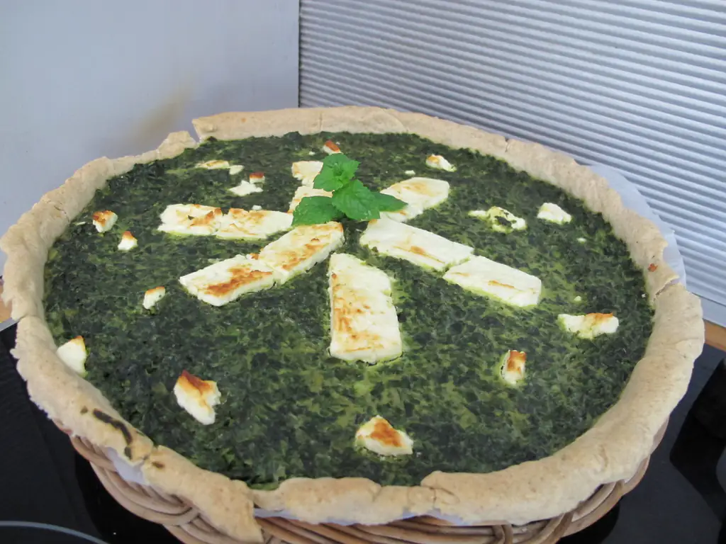 tarte épinard - menthe - féta