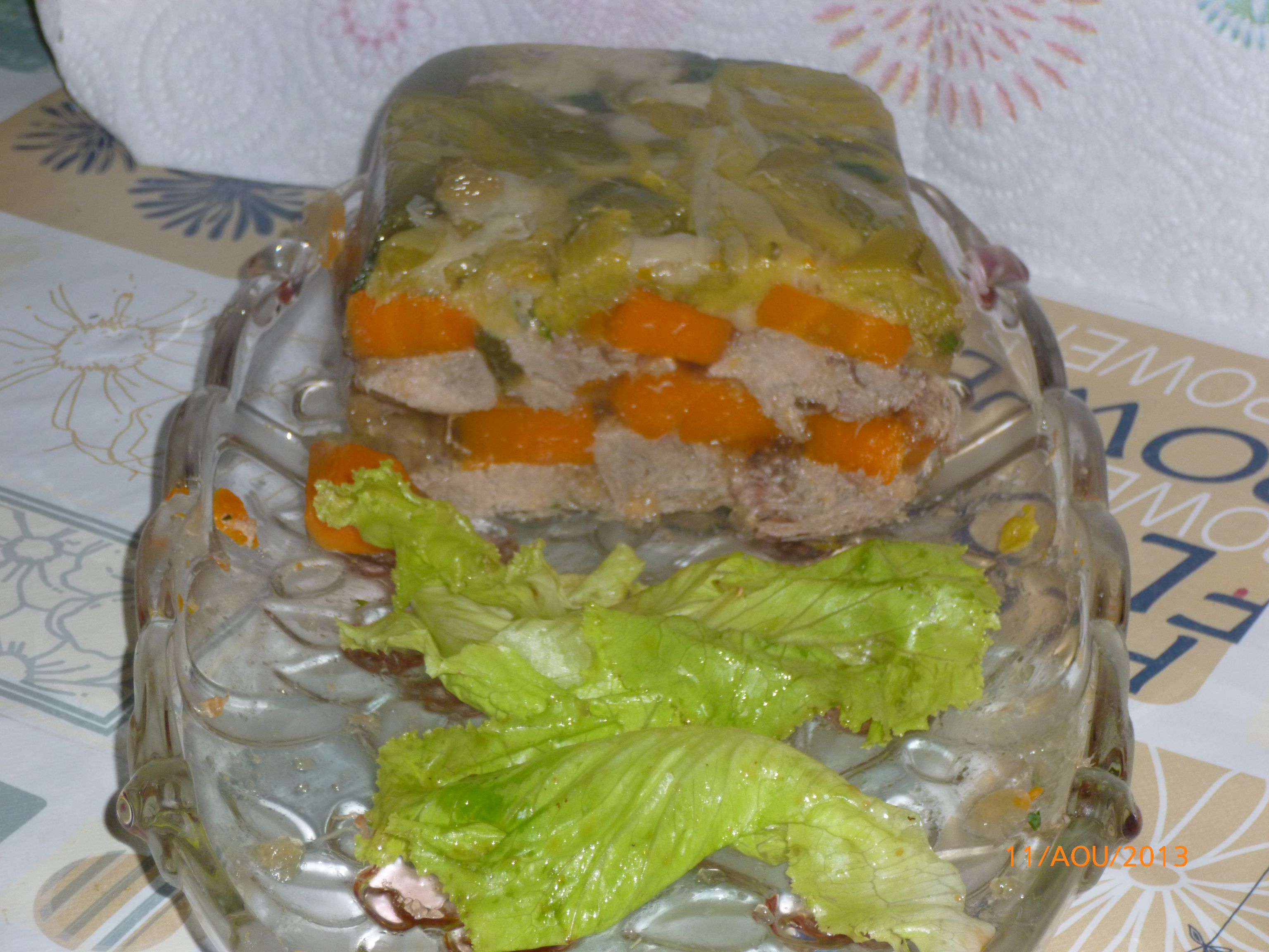 Langues de porc en gelée Recette de Langues de porc en gelée Marmiton