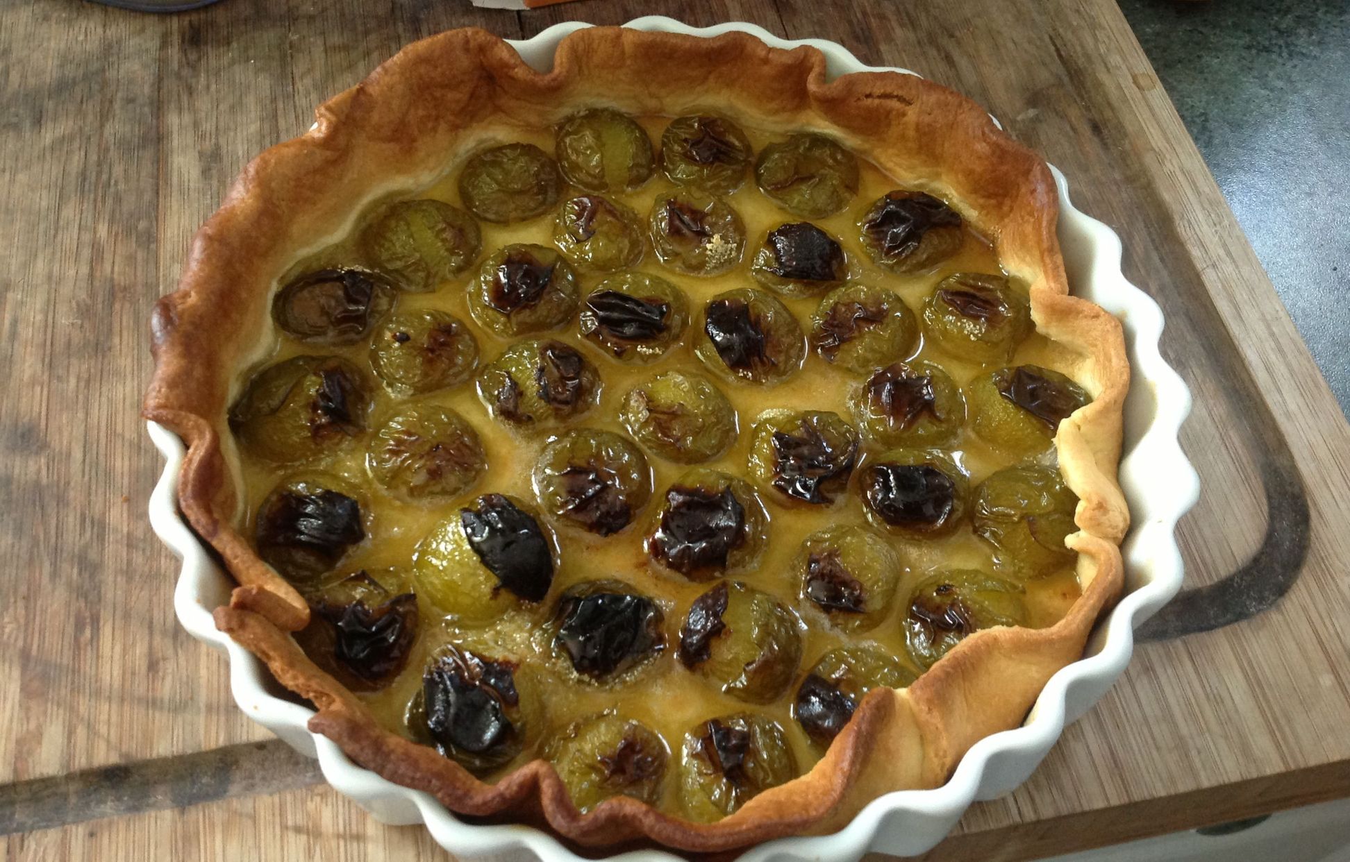 Tarte aux reines-claudes : Recette de Tarte aux reines-claudes - Marmiton