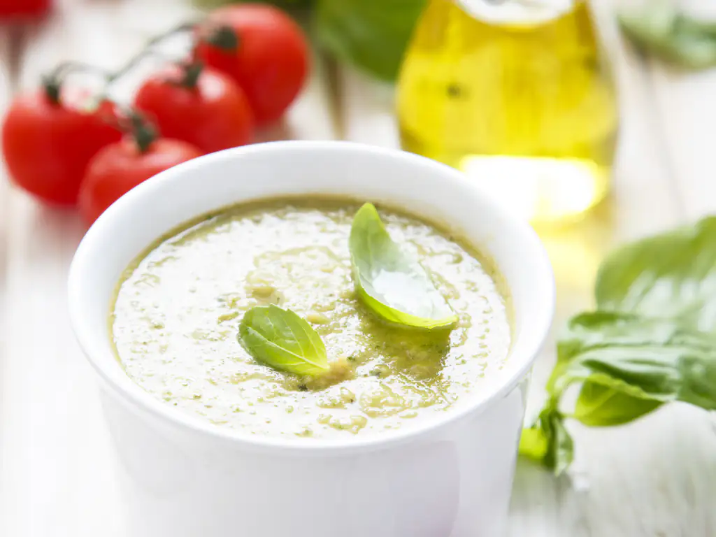 flan de courgettes au parmesan et basilic