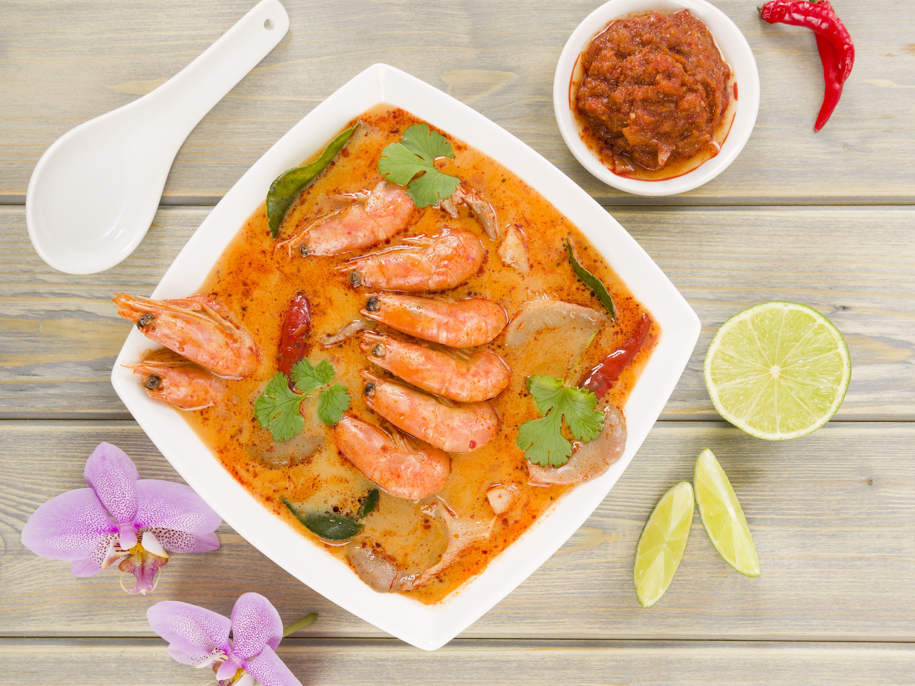 Crevettes Curry Et Coco (Thaïlande) : Recette De Crevettes Curry Et ...