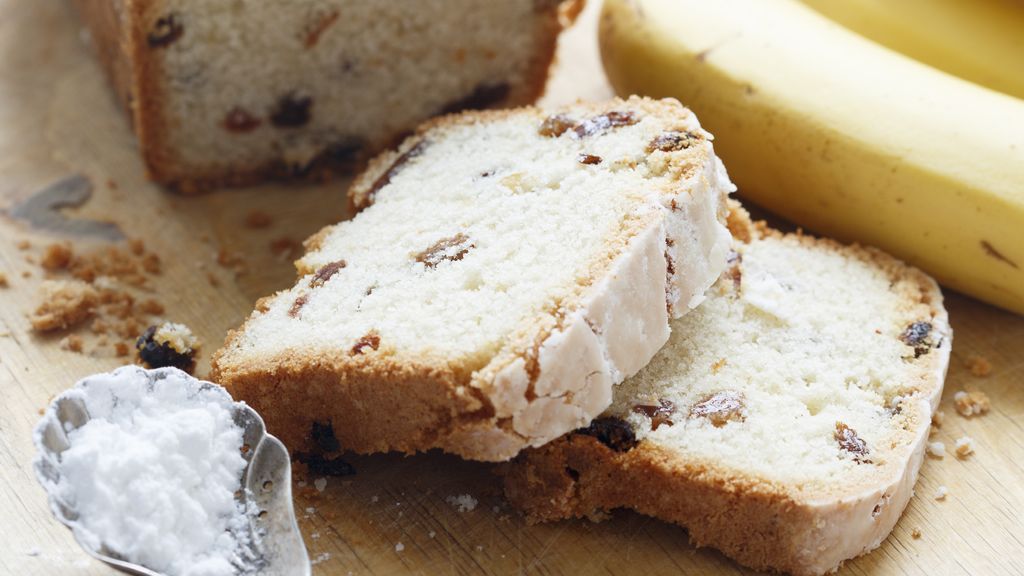 Cake à la banane et aux raisins
