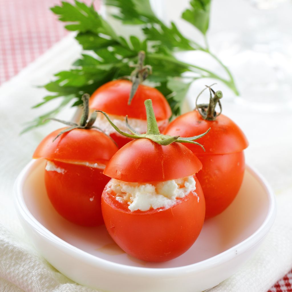 Recette Apéritif frais tomates et chèvre