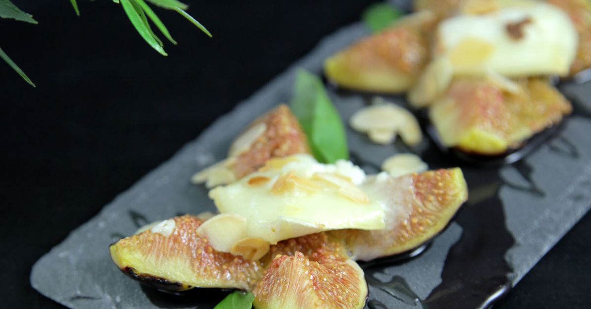 Figues au fromage de chèvre et au miel : recette de Figues au fromage