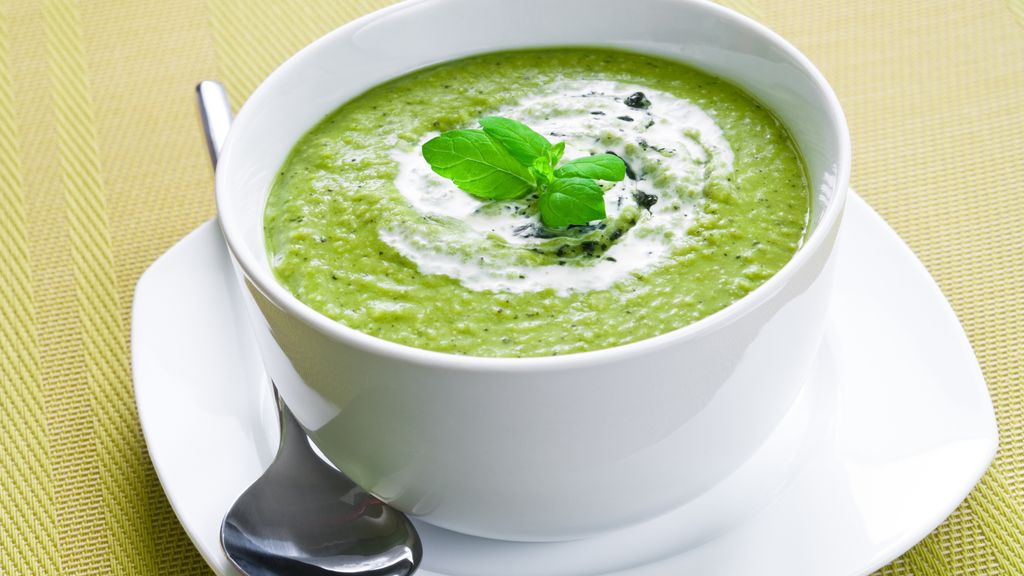 Velouté de courgettes au kiri