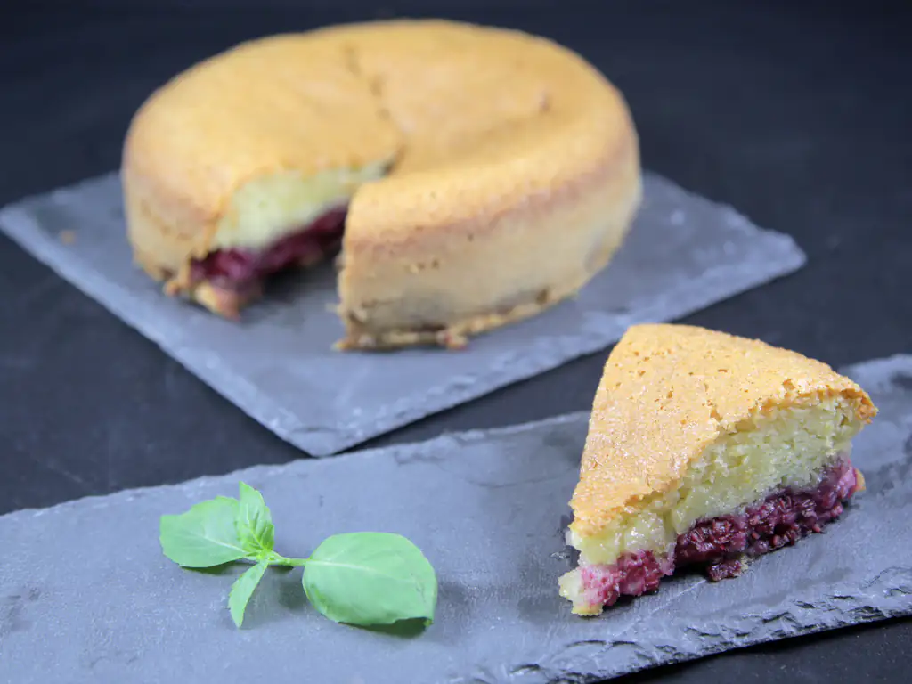 moelleux aux framboises façon financier