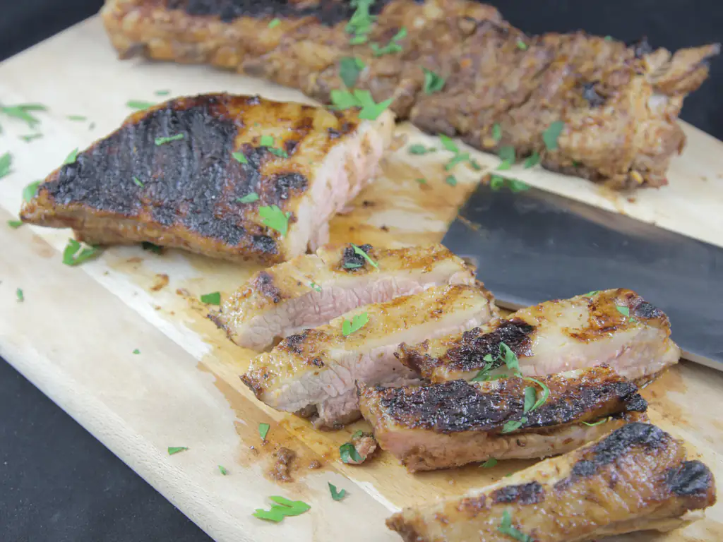 travers de porc à la texane / loin ribs