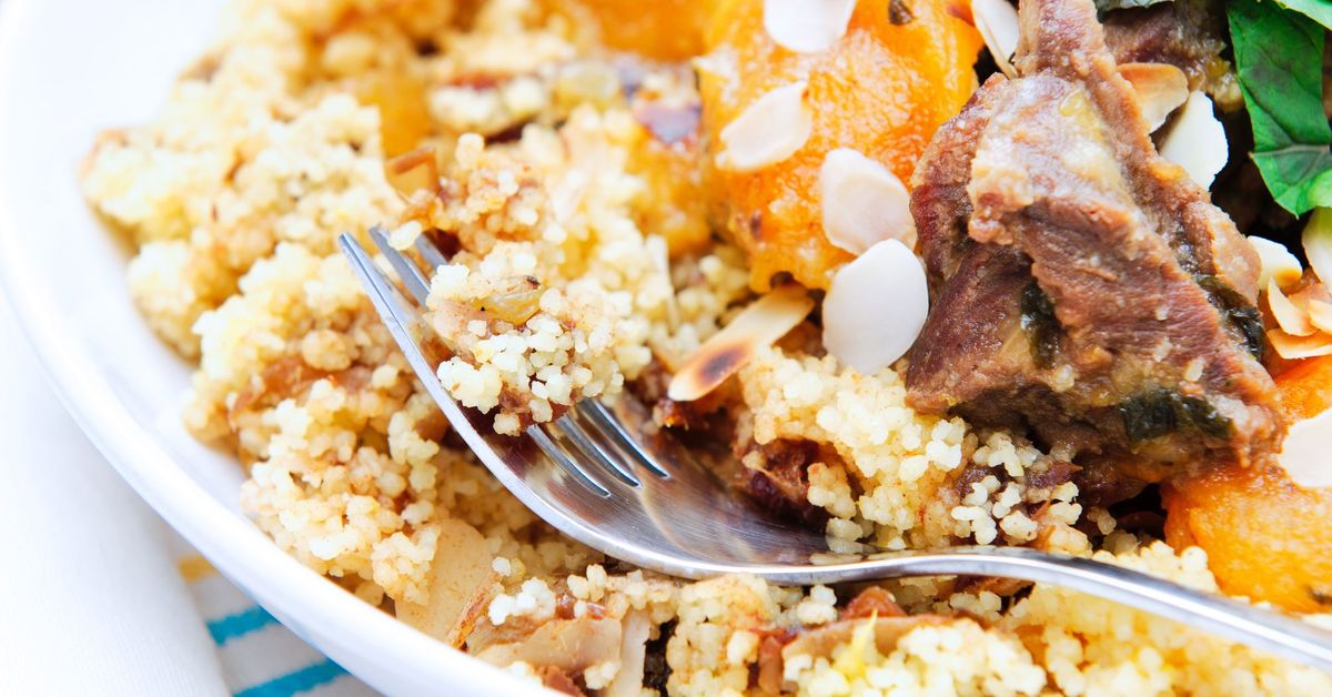 Tajine d'agneau aux fruits secs et aux herbes recette de Tajine d