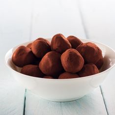 truffes chocolat marrons
