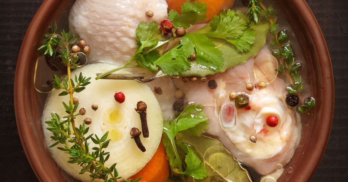 Bouillon de volaille tout simple recette de Bouillon de volaille tout