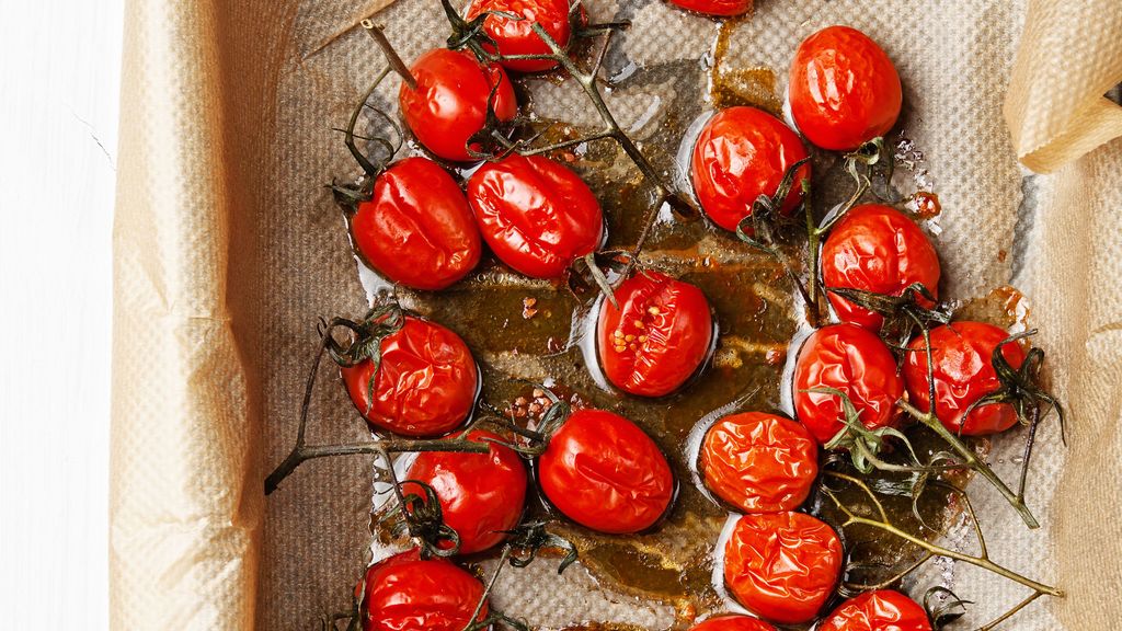 Tomates cerises confites en 45 minutes! - SofiaCulinaria