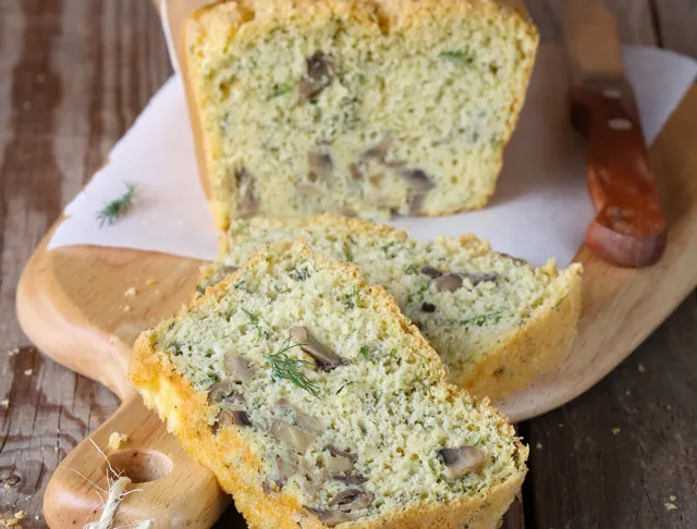 Cake aux champignons : recette de Cake aux champignons