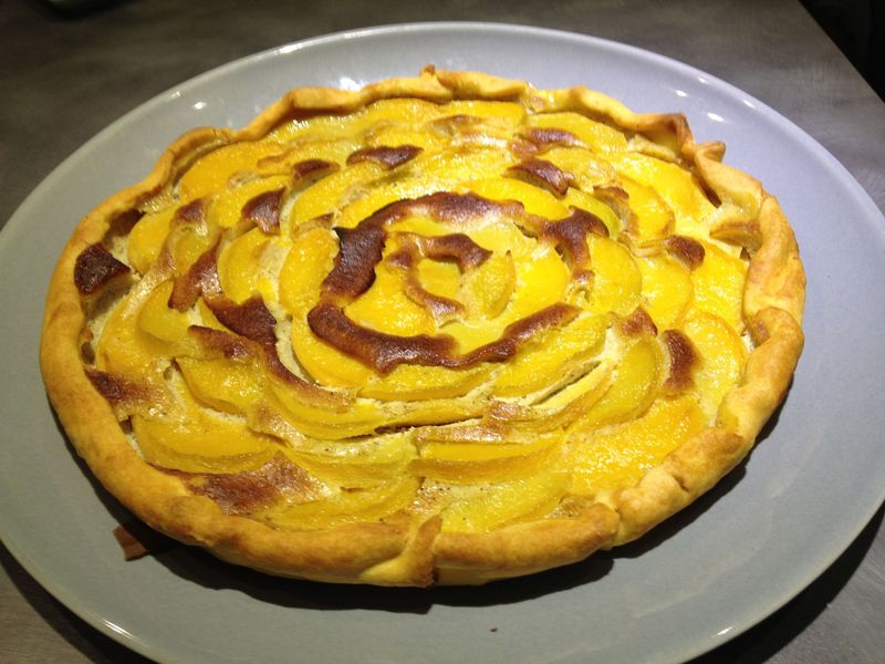 Tarte Aux Peches Aux Amandes Recette De Tarte Aux Peches Aux Amandes