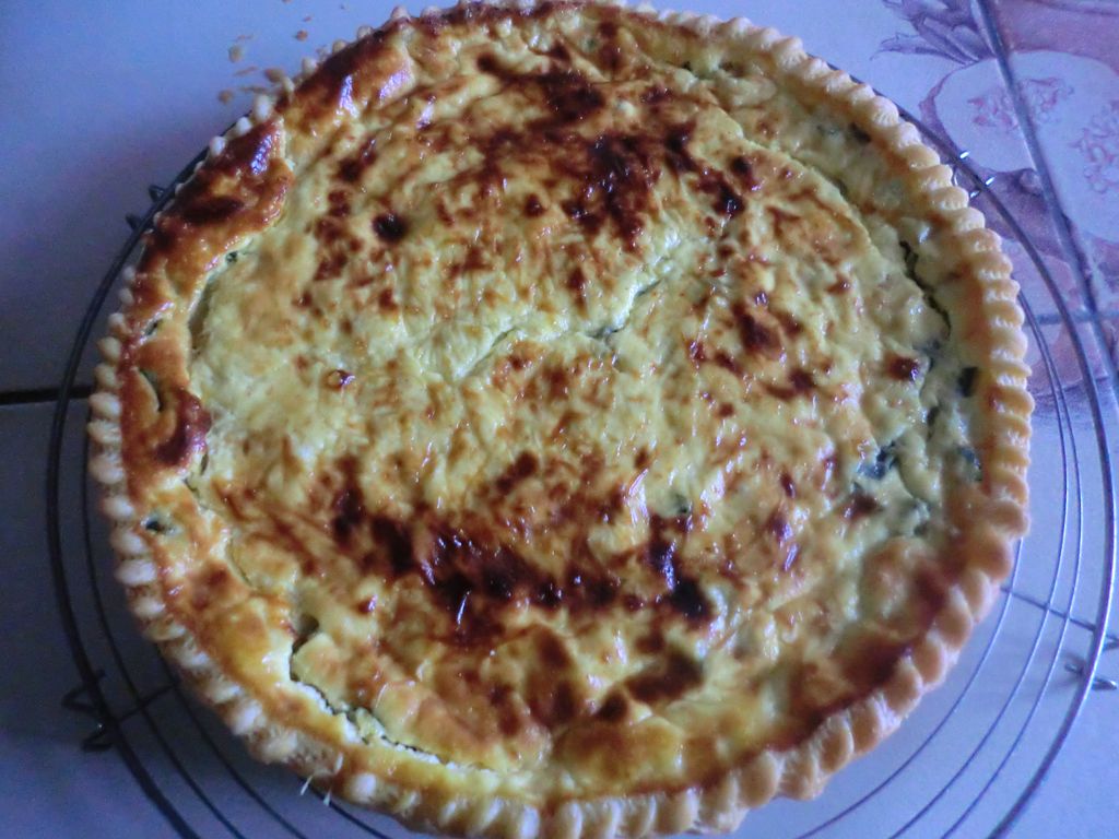 Quiche aux poireaux, lardons et ricotta : Recette de Quiche aux ...