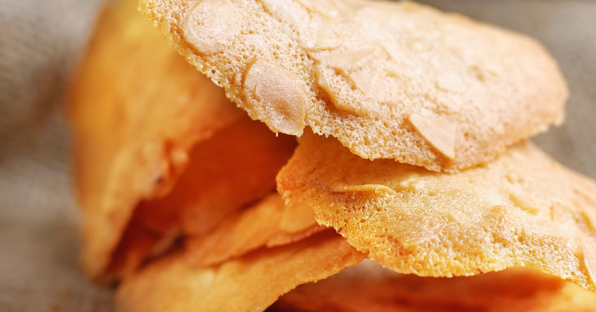 Tuiles aux amandes et à l'orange recette de Tuiles aux amandes et à l