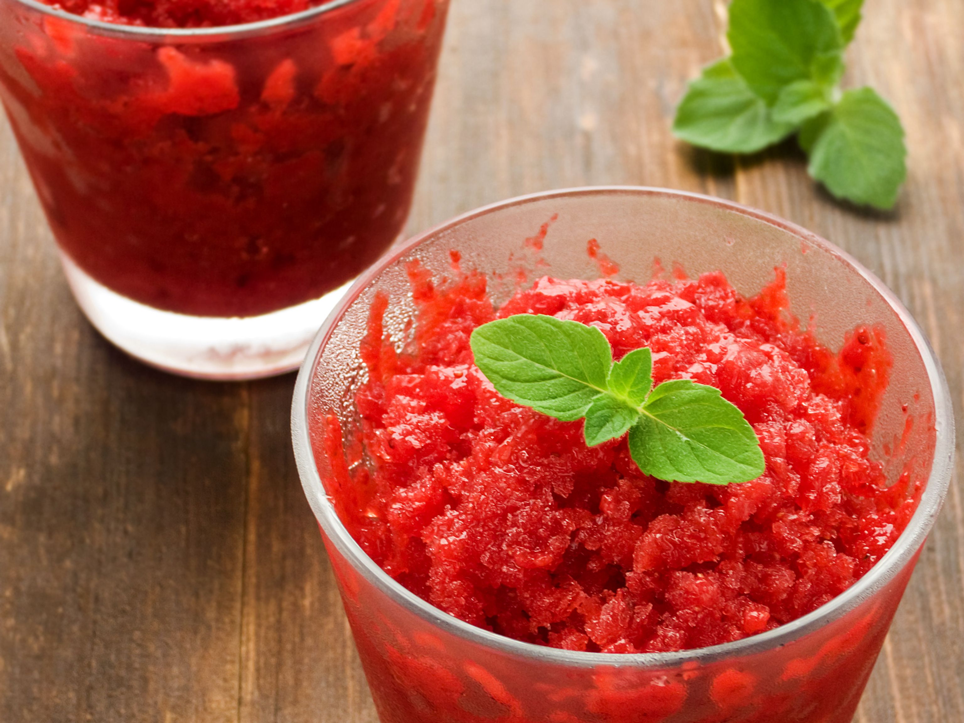 Granité de framboises et groseilles : Recette de Granité de framboises ...